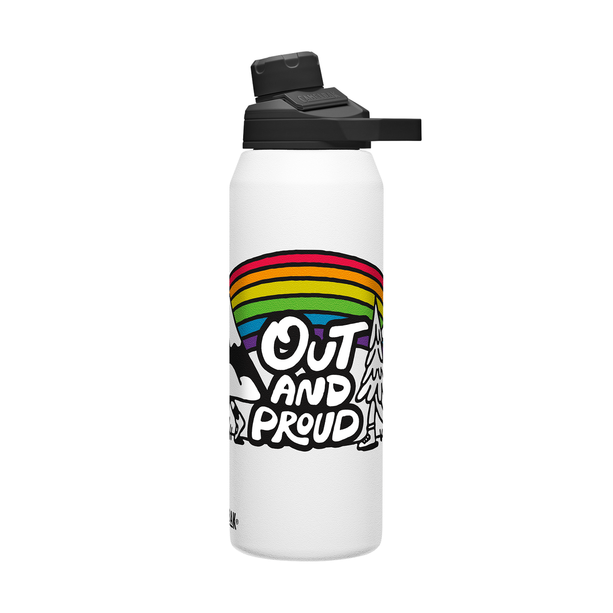 chute-mag-32-oz-water-bottle-insulated-stainless-steel-plus-cleanup-kit-pride-collection-limited-edition-o2 xhvxlhasbo