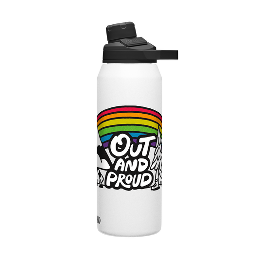 chute-mag-32-oz-water-bottle-insulated-stainless-steel-plus-cleanup-kit-pride-collection-limited-edition-o2 xhvxlhasbo